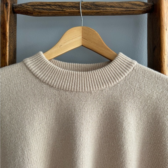Rosaé Paris Le Sablons Sweater, Beige, Size 2 - Picture 8 of 14